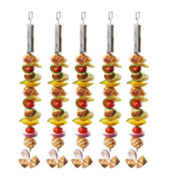 BBQ grillspyd 45,2 cm 5 stk stål