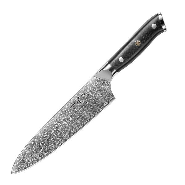 G10 kokkekniv 32 cm svart