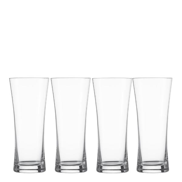 Weissbier ølglass 4 stk 67 cl klar