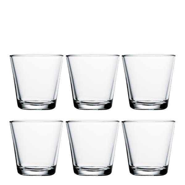 Kartio glass 21 cl 6 stk klar