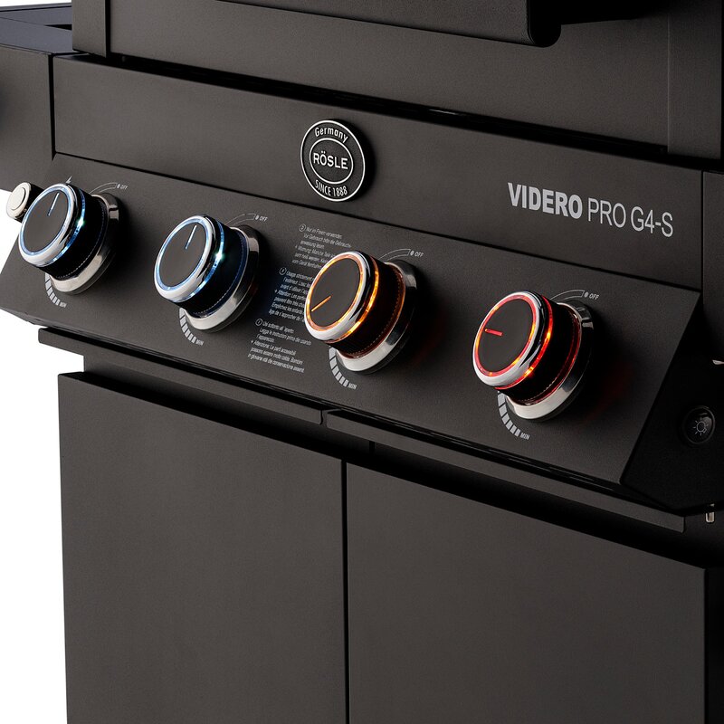 Videro PRO G3-S Vario+ gassgrill 17000W svart