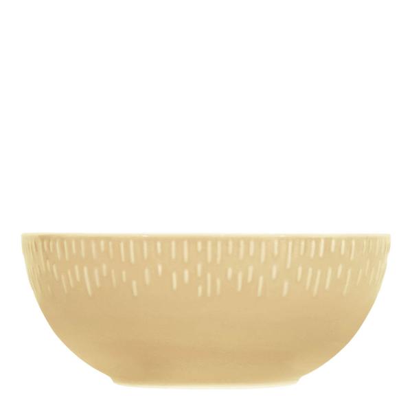 Confetti salatskål 23 cm mustard