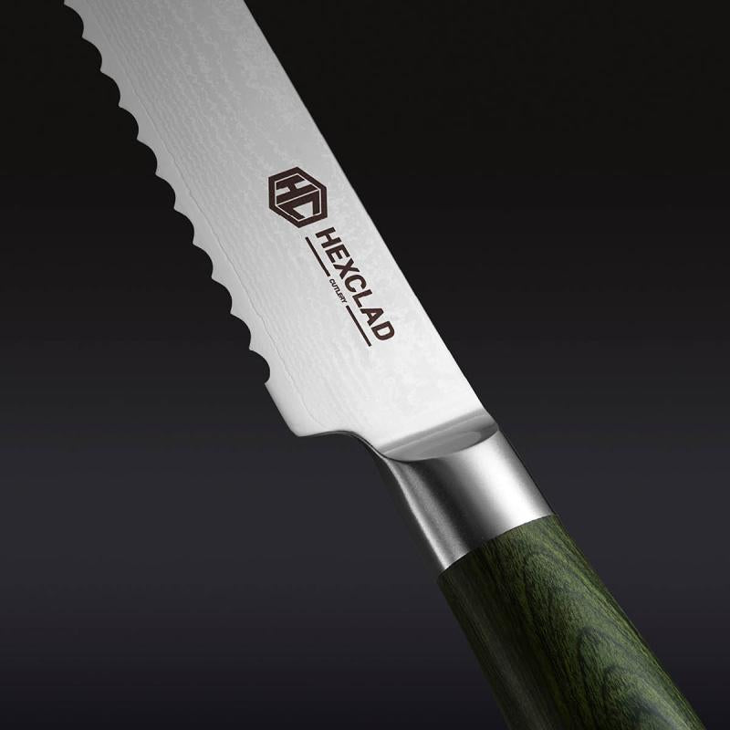 Brødkniv 20 cm skogsgrønn