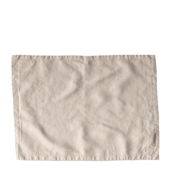 Dekkeunderlag lin 35x50 cm warm grey