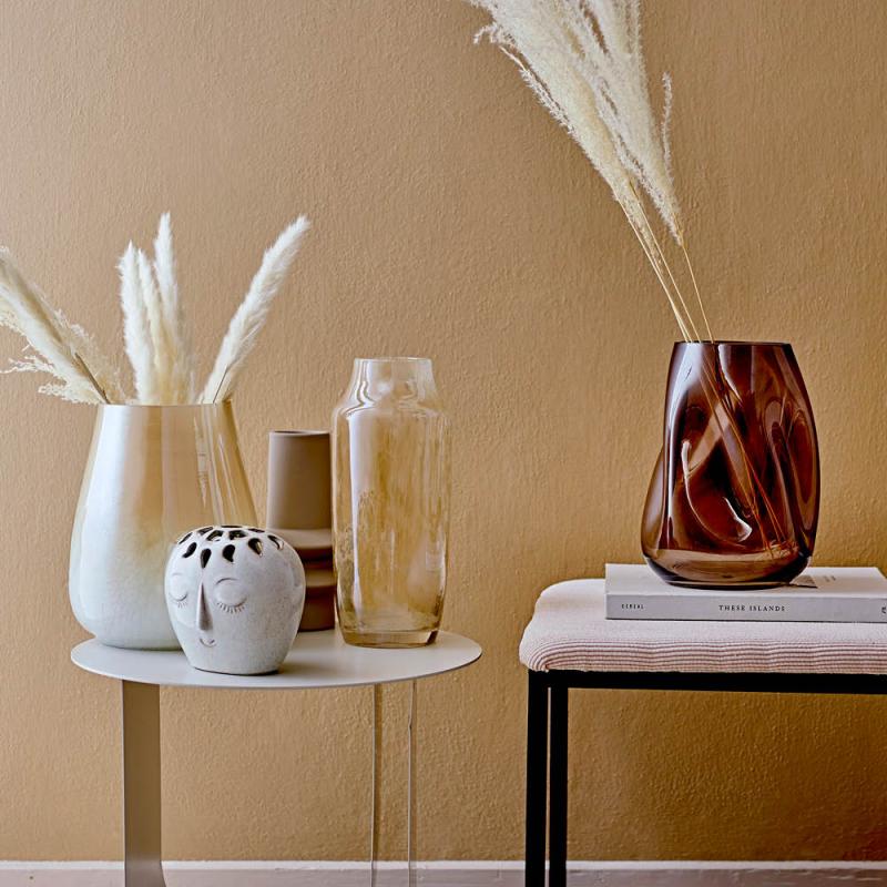 Ingolf vase 26 cm brun