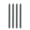Aia kronelys 30 cm 4 stk dark grey