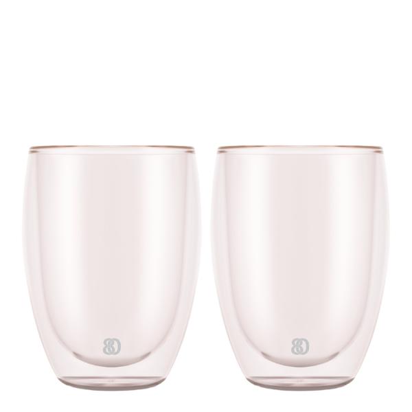 Pavina glass 35 cl 2 stk rosa