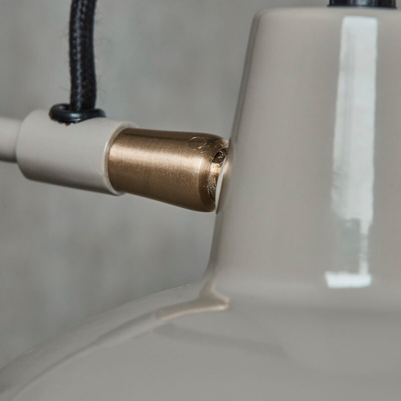 Desk vegglampe 30x18 cm grå
