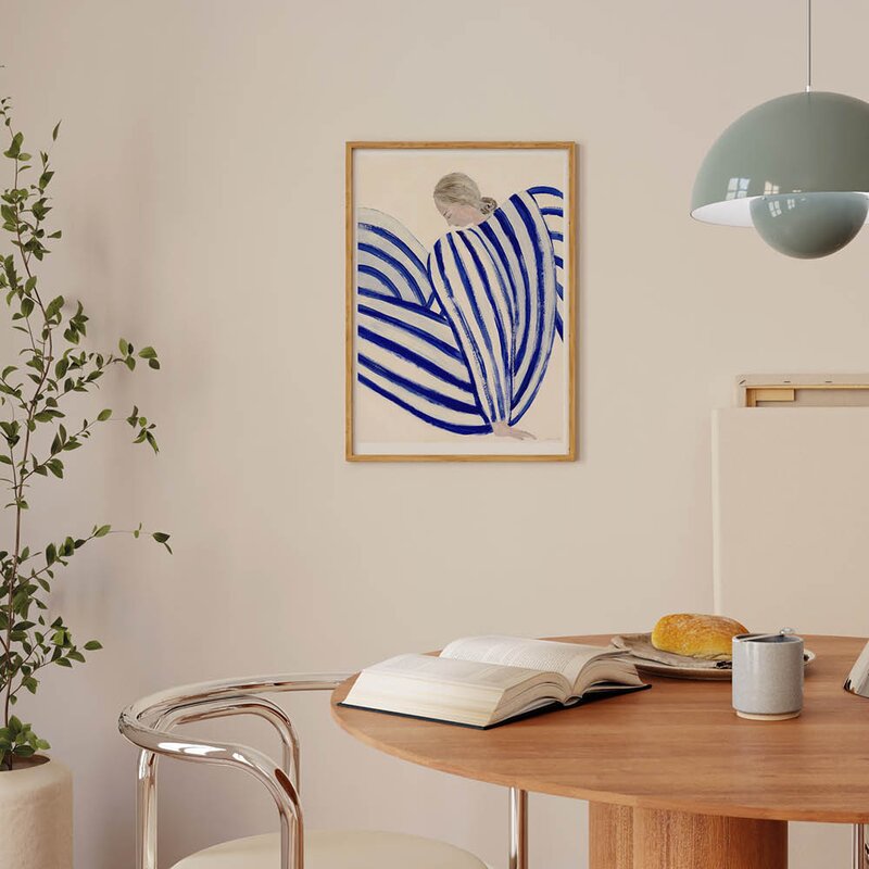 The Poster Club x Sofia Lind poster 30x40 cm blue stripe at concorde