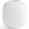 White Folia rund vase 21 cm