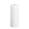 Kubbelys LED 7,4x20 cm silk hvit
