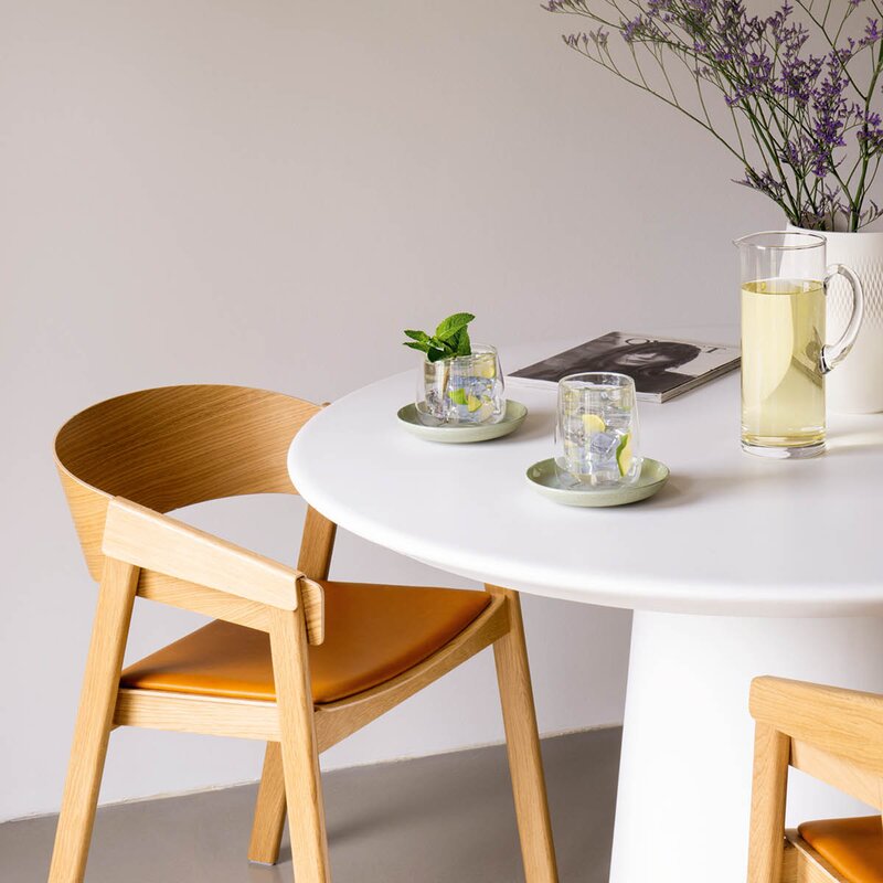 Perlemor alga skål til kaffekopp 16 cm