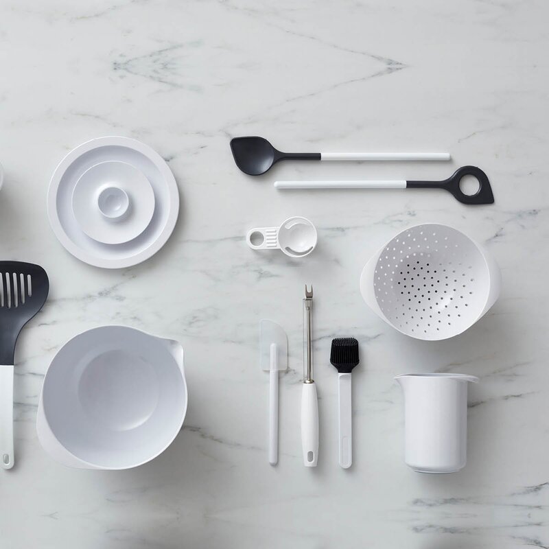 Classic bakepensel 17,8 cm silikon hvit
