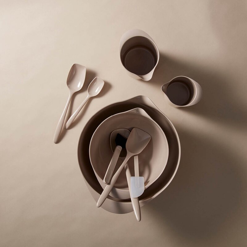 Classic bakepensel 17,8 cm silikon humus
