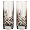 Crispy Highball glass 37 cl 2 stk copal/brown