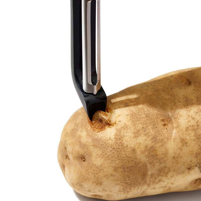 Potetskreller ergonomisk svart
