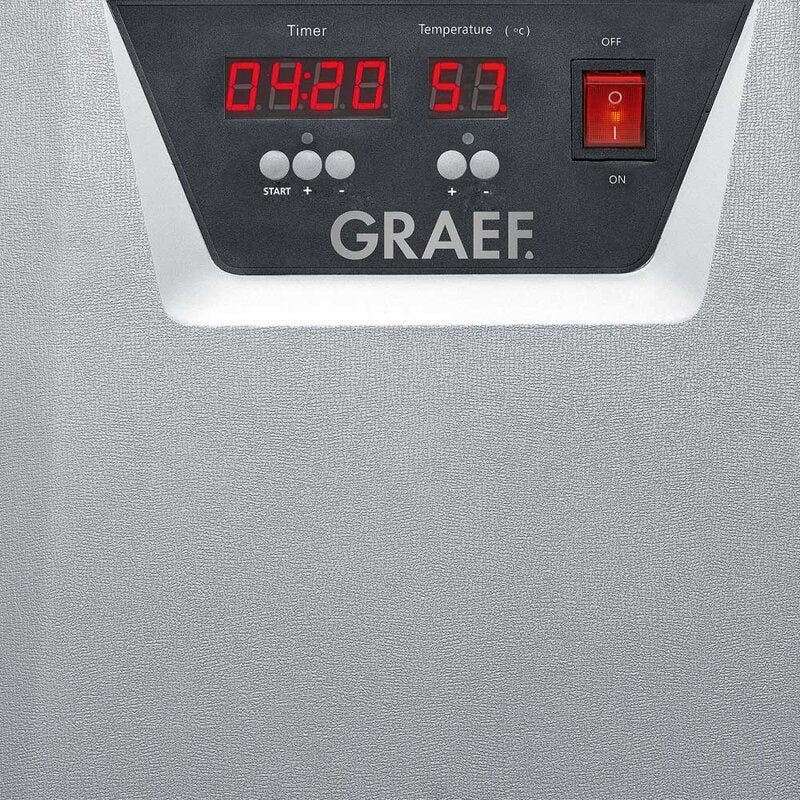 Dehydrator DA506 6 plater stål/svart