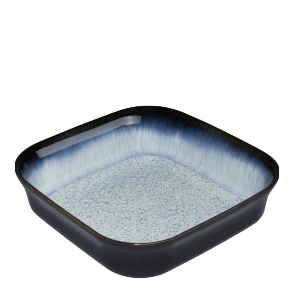 Halo firkantig ildfast form 24x24 cm grå/svart