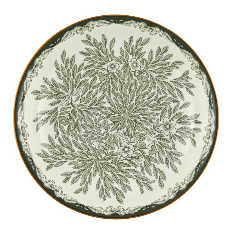Ostindia Floris dyp tallerken 22 cm grønn