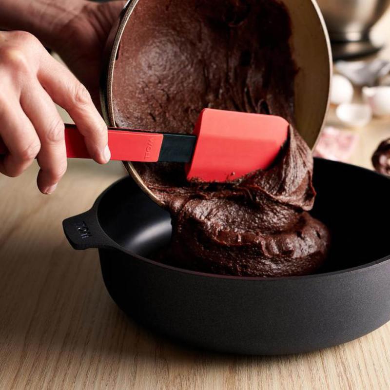 Cook It slikkepott 32 cm svart/rød