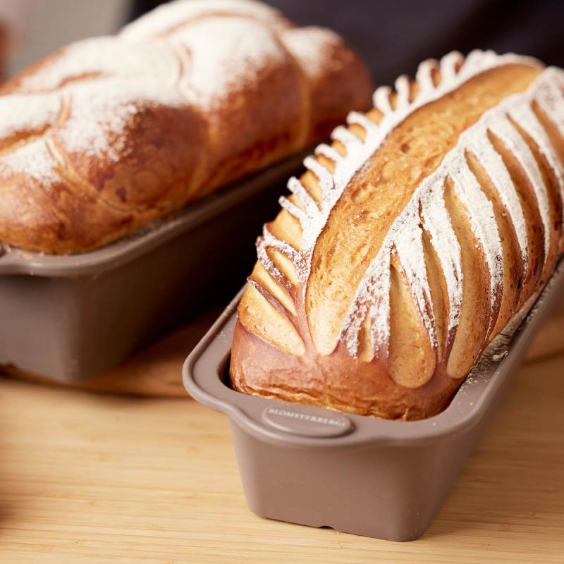 Brødform 24 cm silikon latte