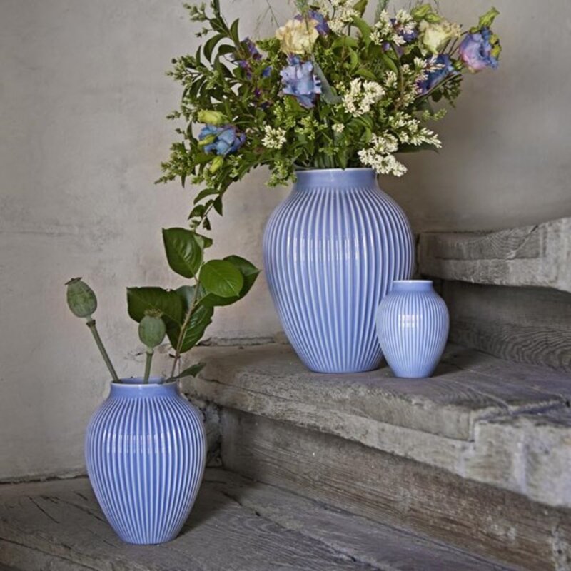 Ripple vase 20 cm lavendel