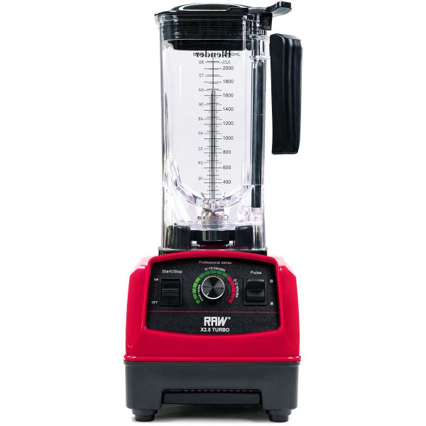 Blender X 2,5 Turbo 2L 1800W rød