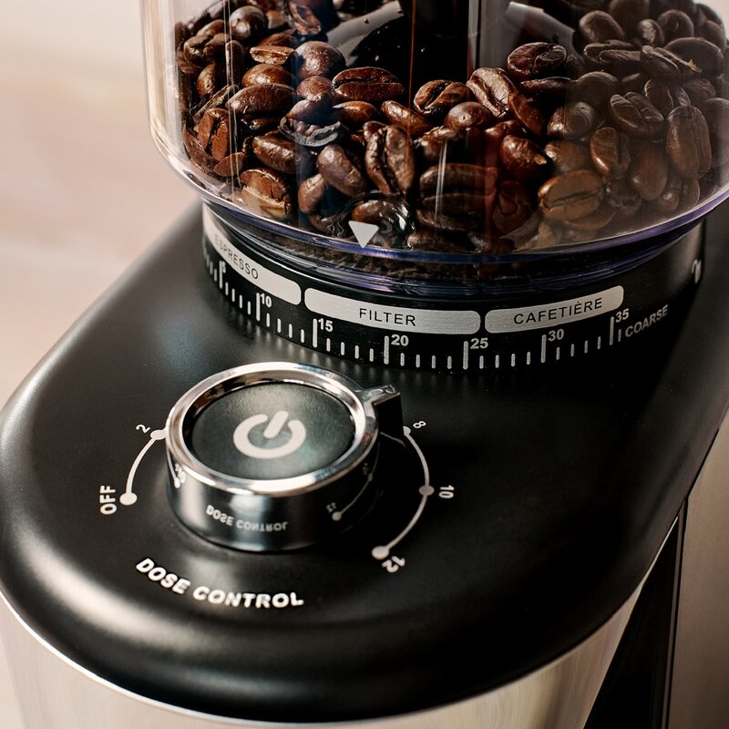 Burr kaffekvern svart