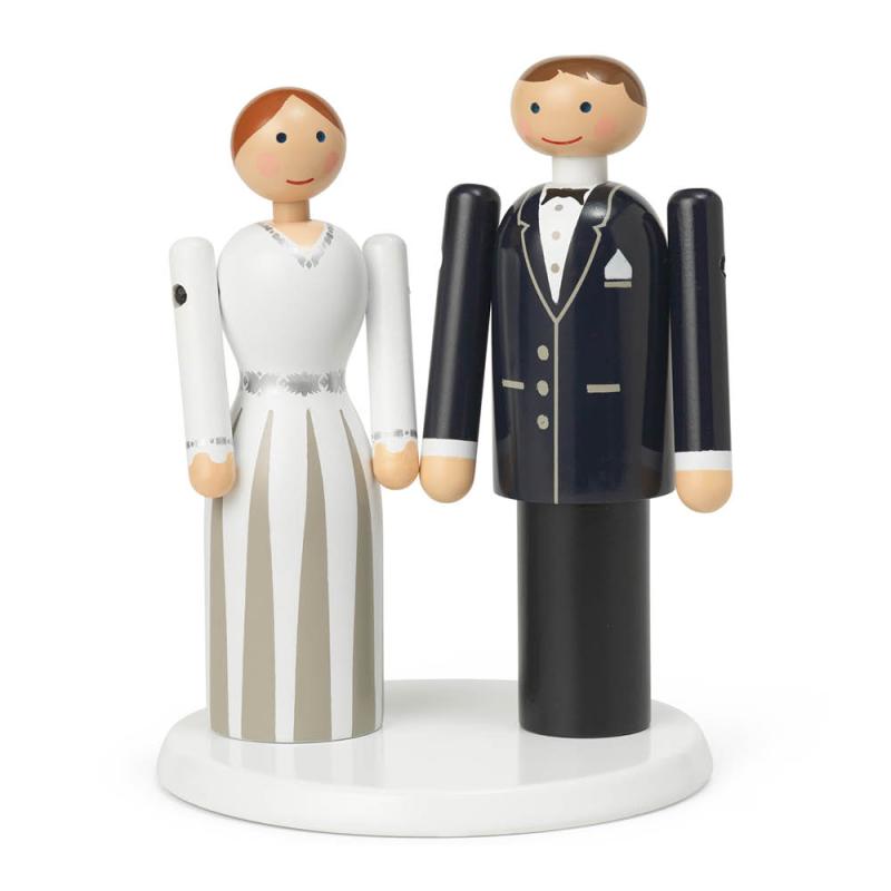 Bride 12 cm hvit