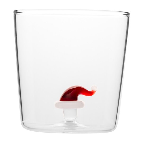 Jul vannglass med figur 35 cl nisselue