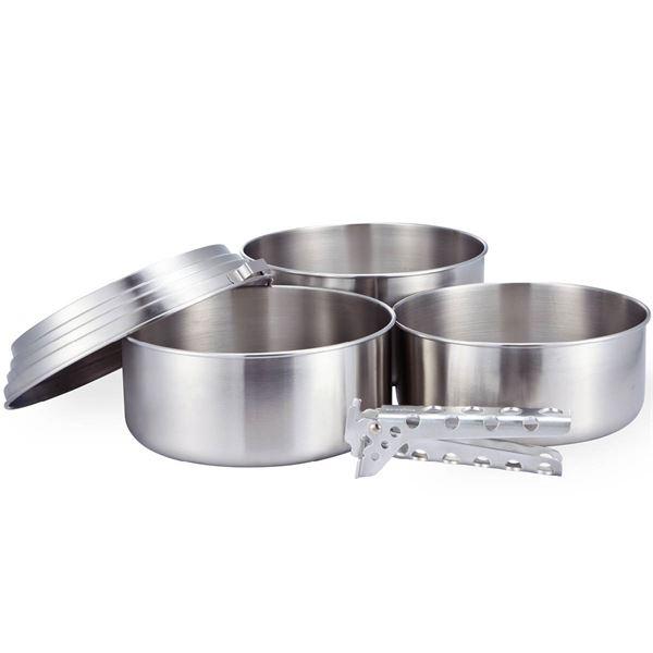 3 pot sett kjele 3 deler