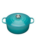 Signature støpejernsgryte rund 26 cm 5,3L caribbean