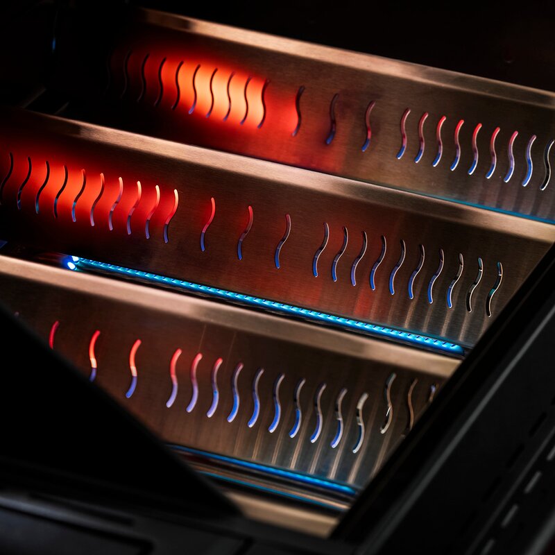 AllFlame Hero 6 gassgrill 28000W svart