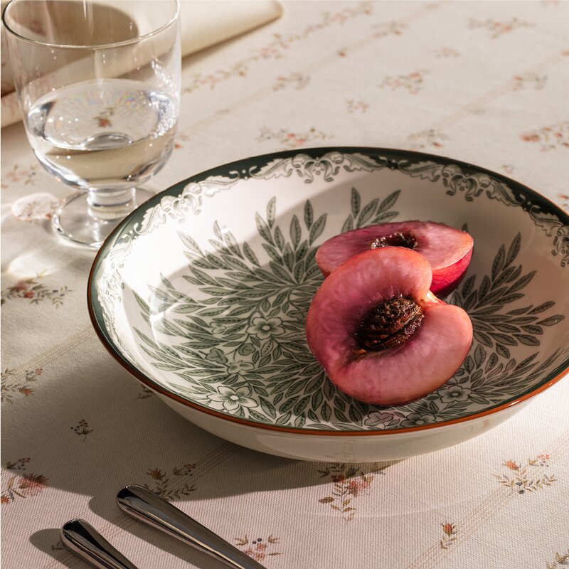 Ostindia Floris dyp tallerken 22 cm grønn