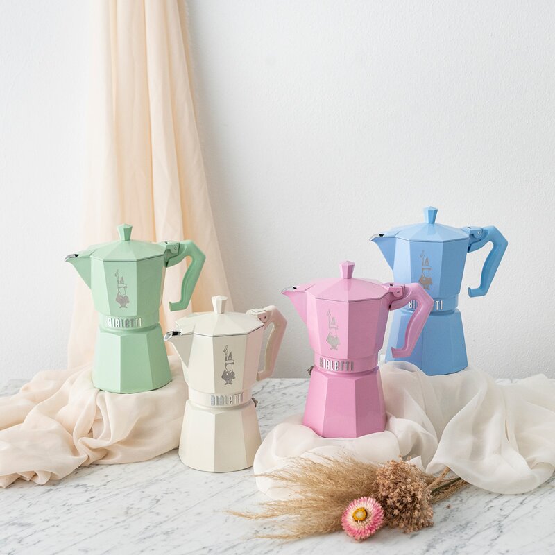 Exclusive espressokanne 6 kopper 25 cl pastellgrønn