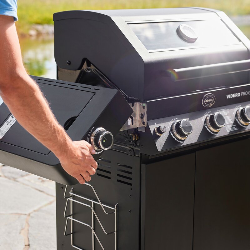 Videro PRO G3-S Vario+ gassgrill 17000W svart