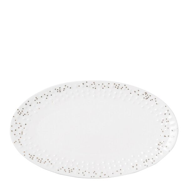 Lys oval asjett 20 cm