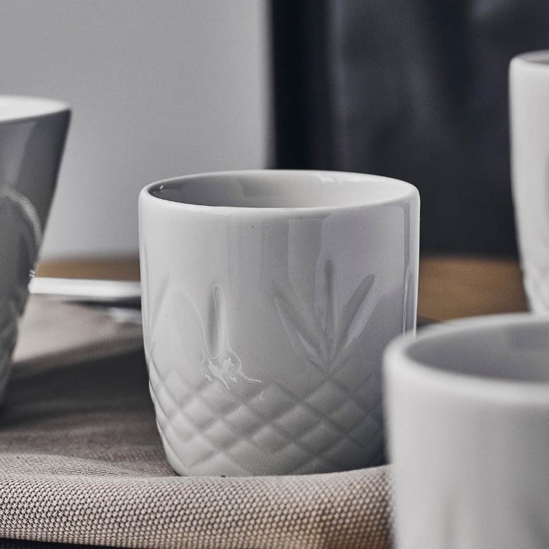 Crispy Porcelain krus 28,5 cl 2 stk hvit