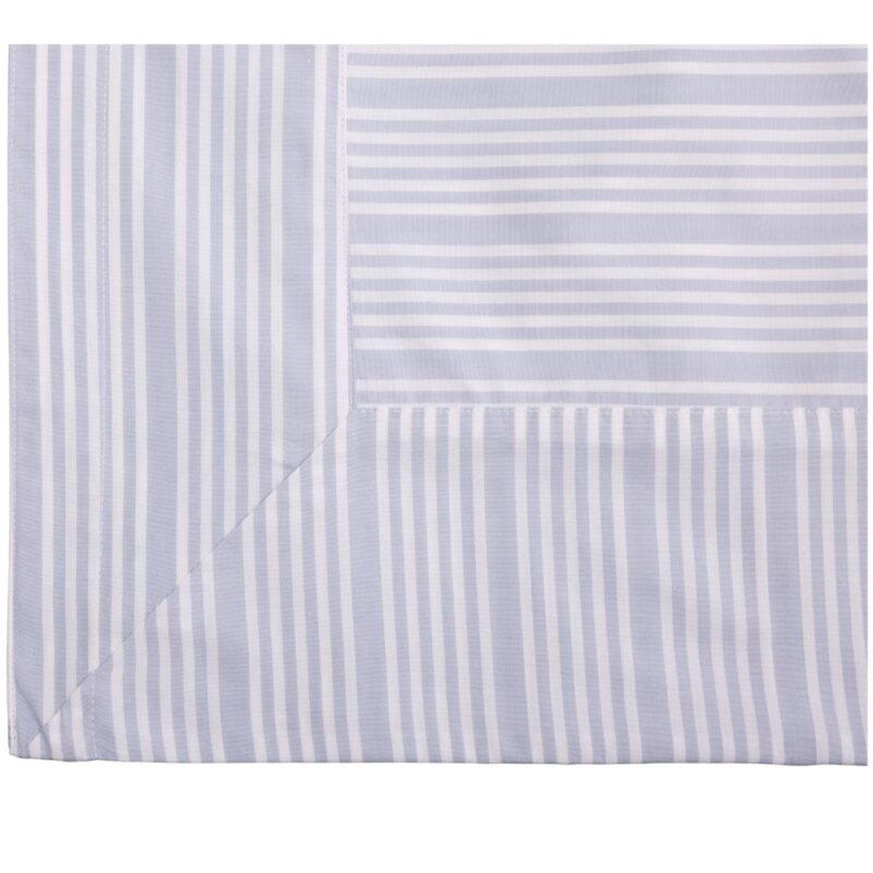 Bedding Collection dynetrekk 140x220+63x60 cm powder blue stripes