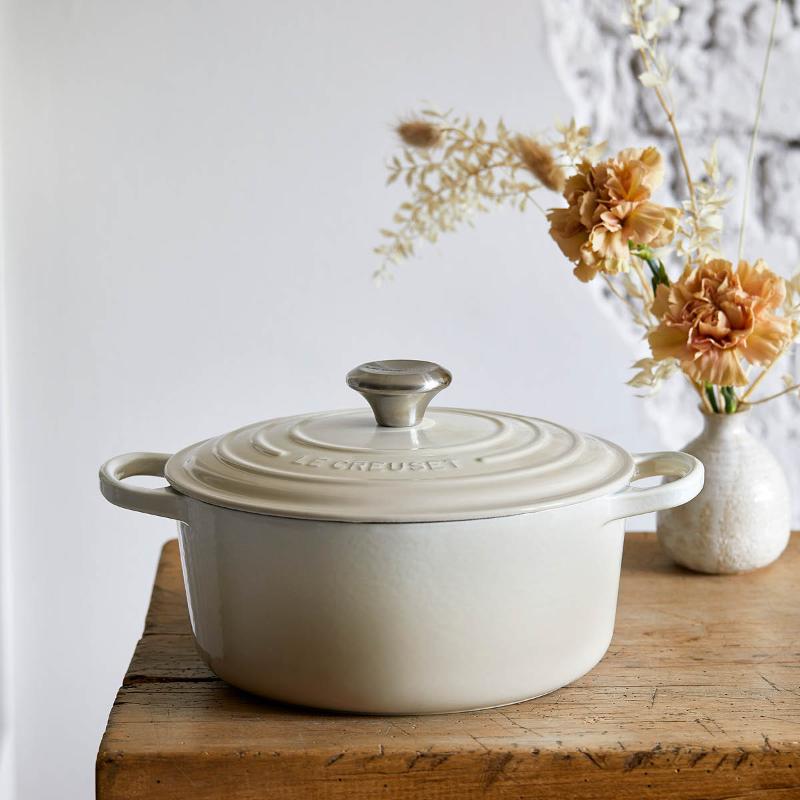 Rund støpejernsgryte 4,2L/24 cm meringue
