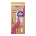 Parallèle Trio knivsett 3 deler oliven
