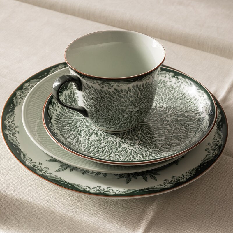 Ostindia Floris tallerken 27 cm grønn