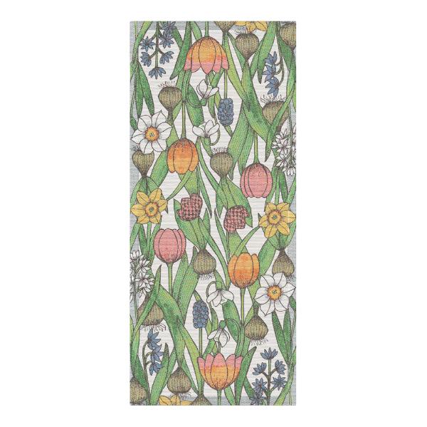 Blomsterløk bordløper 35x80 cm