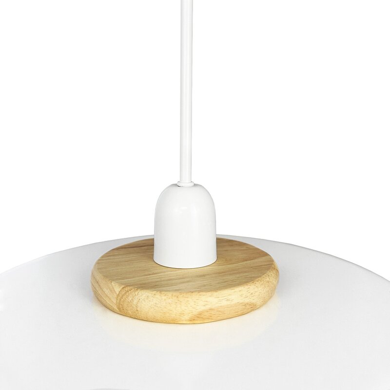 Planet pendel 36 cm hvit