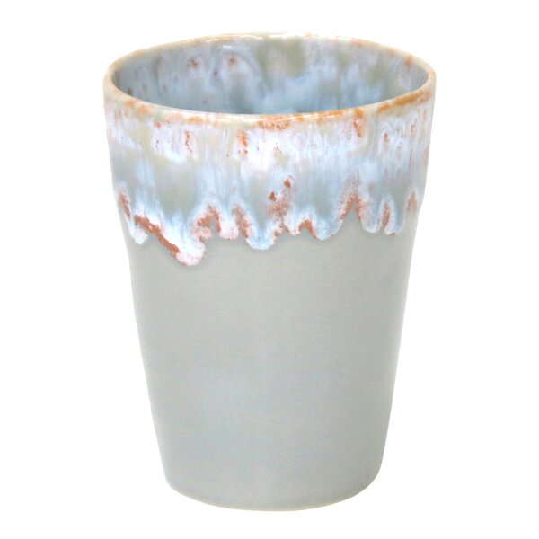 Gres krus 38 cl 9x11,5 cm grå