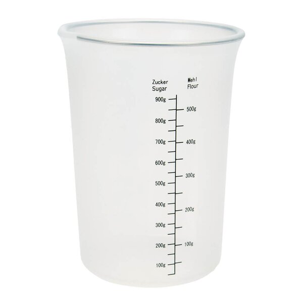 Målebeger silikon 1,0L