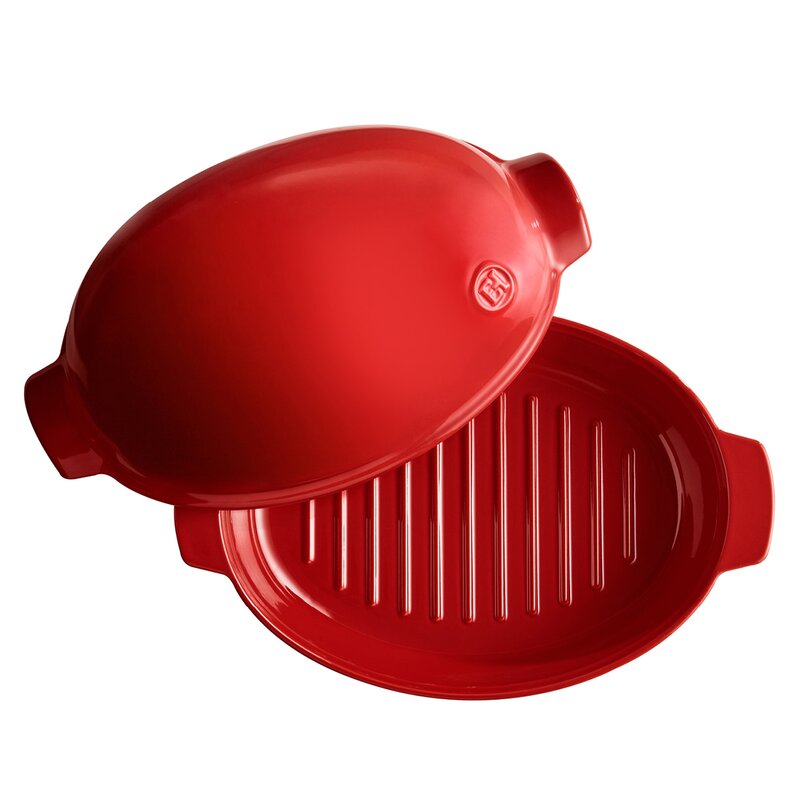 Stor roaster 41,5x27,5 cm 9L rød