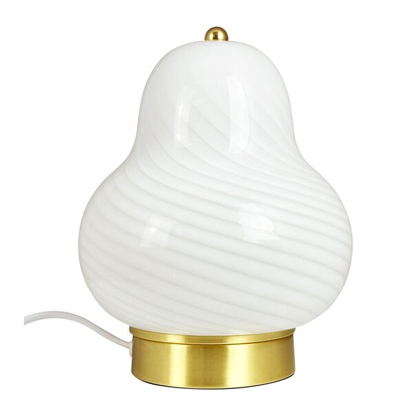 Lucy bordlampe 21,5 cm hvit