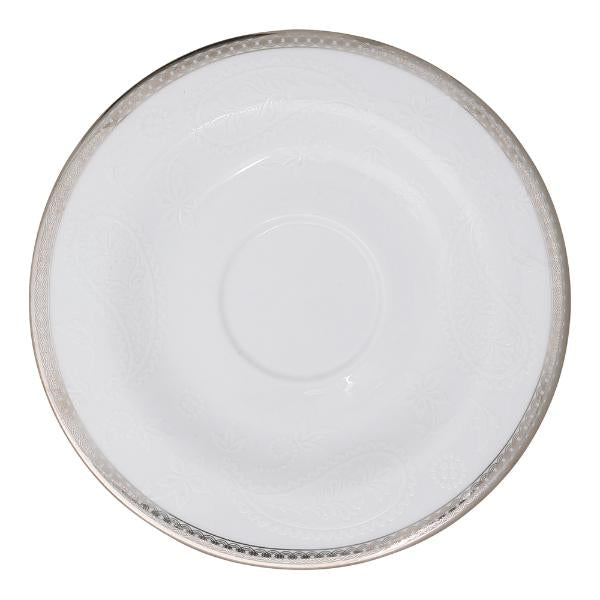 Silver Paisley skål til kaffekopp