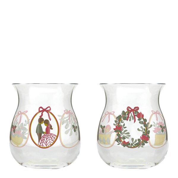 Julelyslykt 2025 7,5 cm 2 stk